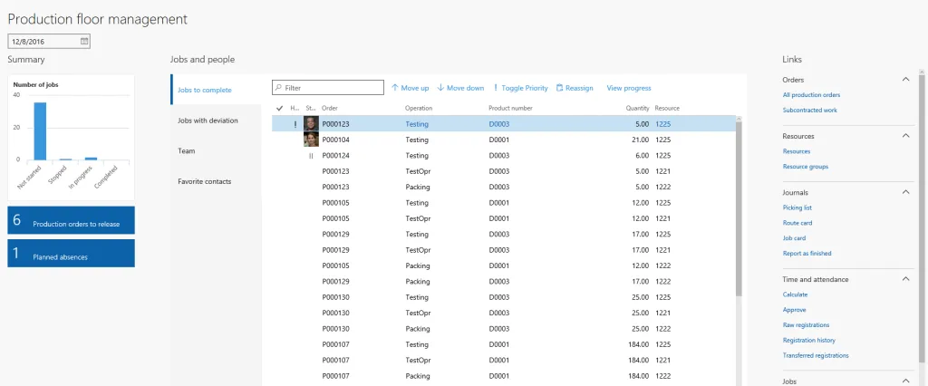 D365 Operational Views